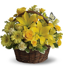 Basket Full of Wishes from Martinsville Florist, flower shop in Martinsville, NJ
